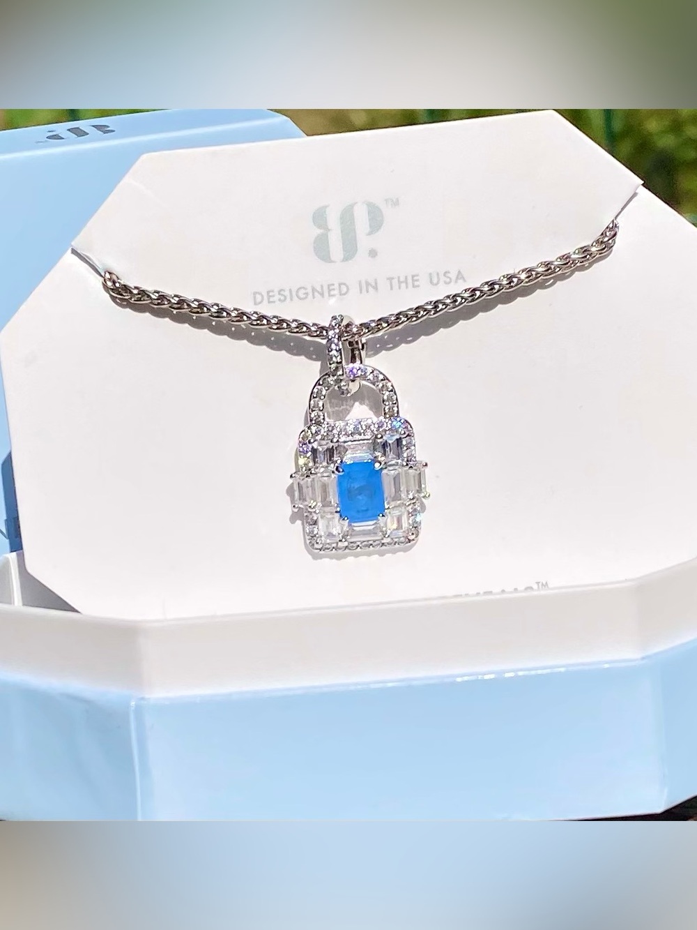 Bomb Party OG Blue Quartz Necklace